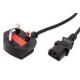 Custom Length British Power Plug Cord Foe Audio / Home Appliances