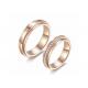 4mm width 18K Solid Gold Jewellery ring with 0.35ct Weight Diamond