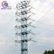 Double Circuit Design High Tension Wire Tower 33kv