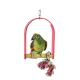 acrylic arch seashell grit bird swings, for cockatiel and lovebirds,15.7 inches