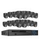 Customized  16 Channels indoor Face Detection H.265 4K 8MP Wired POE IP Network Security cctv camera surveillance systems