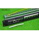 19 1U UTP/STP 24Port  Unload Modular Blank Patch Panel with manager bar and grounding wire Multi-functional patch panel