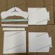16 Shaped Card Trouser Guards White Coated Cardboard With Green Glue