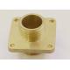 50mm Hot Forged Parts Flange Brass Connector Drilling Grinding Processing