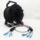 Portable Field Deployable Tactical Fiber Optic Cable Reel 500 Meter