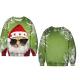Sustainable Mens Sublimation Print Sweater 100% Polyester Fleece Round Neck Pullover