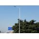 Galvanized Steel Street Lighting Poles 35m Tubular Steel Light Poles