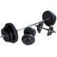 Rubber PVC Weight Lifting Dumbbell Plastic Coated Cement 20kgs