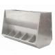 Double Sides Stainless Steel Feed Trough 8 6 Holes Weaner Pig Feeding