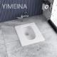 Gravity Flushing Ceramic Squatting Pan Sanitary Ware Water Closet