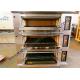 8 Trays Bakery Deck Oven Digital Display Ceramic Heating For Bread 1300 Kg