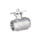 High Platform CF8 CF8m 1 Inch 2PC Ball Valve with Mountain Pad ISO 9001 Standard Control