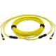24 Core Singlemode MTP MPO Fiber Cable IEEE Standard Custom Length