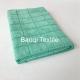 Green  260gsm solid microfiber dish rags，tea towels wipes,double side kitchen cleaning rags size 40*60cm