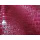Various Color PU Snake Embossed Pattern Leather 1.0mm Thickness for Bag, Decoration