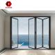 High Track Aluminium Folding Door Bi Fold Doors Electrophresis For Balcony