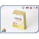 Gold Paper Folding Carton Box Daily Supplies Customizable Packaging