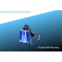 crystal led keyring/crystal keychain/crystal rectangle keyring/rectangular key chain