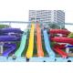 High Speed Water Slide , Aqua Park Swimming Pool Kids / Adult Body Water Slide