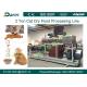 2 Ton Big Capcity Pet Food Extruder equipment , Cat / Fish feed extruder machine