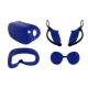 VR Accessories Set For Oculus Quest 2 - Silicone Face Cover, Controller Grips, VR Shell, Lens Cover