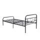 Sturdy Cast Iron Black Metal Platform Bed Vintage Headboard For Bedroom Furniture