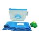 Novel Shower Set Airline Amenity Kits with PVC bag / Bath Towel / Squirt Toy