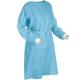 PP Non-Woven Disposable 15g Lightweight Visitor Gown CE Far Infrared Disposable Medical Isolation Gown