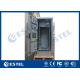 Fireproof Material IP55 Outdoor Telecom Cabinet Floor Mount One Front Door