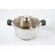 20cm,22cm,24cm Cookware cooking pot for promotion project competitive price stainless steel soup pot with double handle