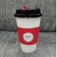 Cardboard Takeaway Coffee Cup Sleeves High Stiffness With Customized Size