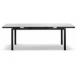 extendable 6 seater rectangle wood table furniture