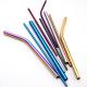 Bar Accessories Reusable Metal Drinking Stainless Steel Straws With Customized Logo