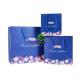Party Blue Paper Bags With Handles , Luxury Recycled Paper Shopping Bags