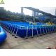Factory Supply Metal Frame Rectangular Above Ground Water Storage Pool for water