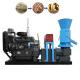 100-600KG/H Diesel Powered Pellet Mill Wood Biomass Pellet Making Machine