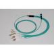 OM4 Multimode Fiber Optic Cable Patch Cord 1m MPO Female 12 Fibers Type B