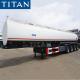 4 axle 40000/42000liters crude oil petrol tanker trailer gasoline trailer  fuel tank trailer