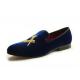Masonic Shoes Mens Velvet Loafers Black Prince Parchment - Dressed Leather Casual Loafers