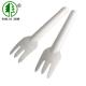 Eco Friendly 6.75 Inch Bagasse Cutlery Sugarcane Compostable Forks Disposable