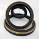 Nitrile Rubber Seal Sour Gas Service Hammer Union Seals With Brass Or Stainless Steel Backup Anti Extrusion Ring