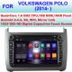8 Inch Volkswagen DVD GPS Player 2014 - 2016 VW Polo Navigation System With Bluetooth