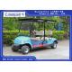 Solar Panel Roof  Electric Club Car  / 4 Passenger Golf Cart With 48V Battery CE Certificated