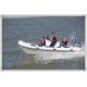 9 Person 1.2mm PVC Semi - FRP Inflatable RIB Boats With Sunshade