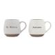 Stoneware new design unique element with inspiring wordsNO WORRIES wholesale white mug for student friends gift