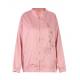 Pink Color Cool Womens Coats Waterproof Thin Overcoat With Jacquard For Autumn