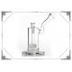 Hand Blown Glass Water Bubbler 8.5 Inches Matrix Perc Mini Smoking Water tube