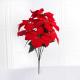45cm 50cm Fake Holiday Flowers Artificial Christmas Poinsettias Lifelike Appearance