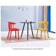 Room Modern Minimalist Style Stackable 41cm Plastic Dining Chairs