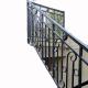 Modern Apartment Wall Mounted Wrought Iron Stair Railing Handrail Bar for Home Design